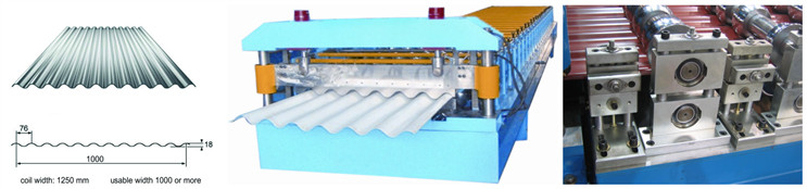 Corrugate Roof Sheet Forming Machine